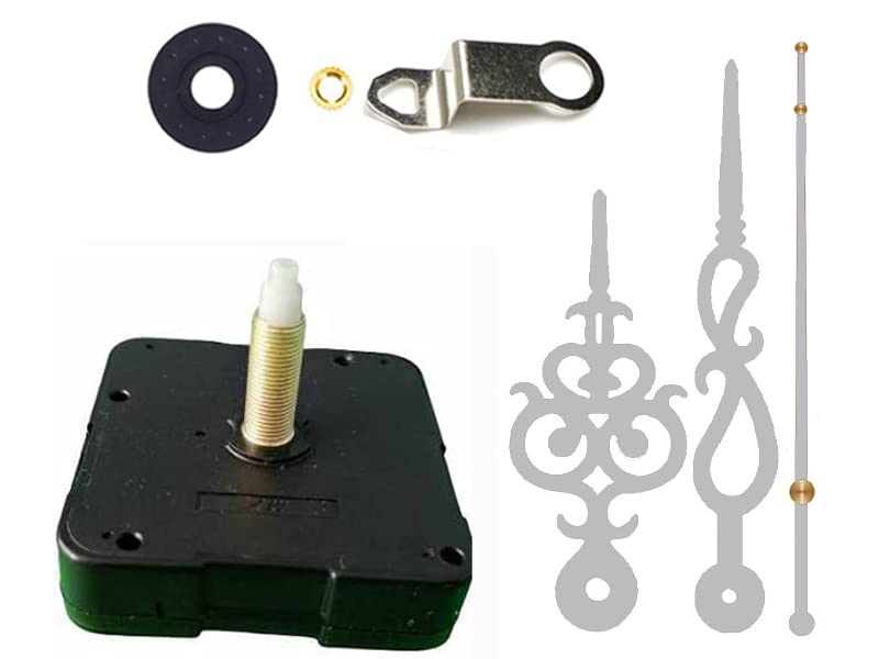 See full amazon price history chart for YOPY� Quartz Machine for Big Size Wall Clock,Battery Operated,Clock Movement Machine with Needles and Hook 28 MM (Needles : Antique Silver) YOPY� Quartz Machine for Big Size Wall Clock,Battery Operated,Clock Movement Machine with Needles and Hook 28 MM (Needles : Antique Silver) (B0BHWW8KYH) Amazon Price History, Amazon Price Tracker