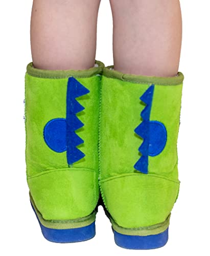 Lazy One Animal Slipper Boots For Kids, Cozy Children's Slippers (Dino, Medium) #TOP2