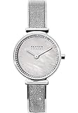 Wasserdichtigkeit: 5 ATM Skagen Damen Analog Quarz Uhr mit Edelstahl Armband SKW2793