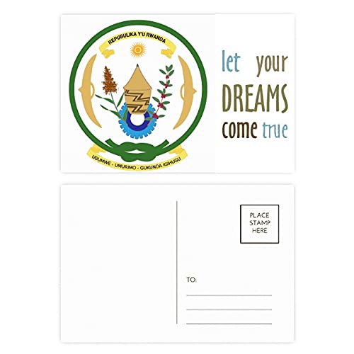 Cartes postales Rwanda lot de 20 pour décorer un bureau ou écrire aux proches