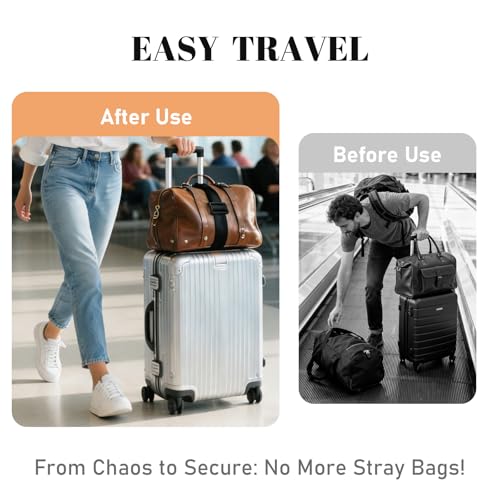 Sangles de connecteur de bagages réglables et robustes, multi-usage, pour valises, 2 paquets – Image 4
