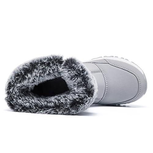 Boys Girls Kids Cute Snow Boots Waterproof Slip Resistant Outdoor Winter Boots Shoes Little Kid/Big Kid3