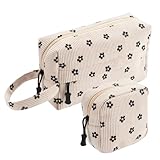 JILIYOTE KOSMETIKTASCHE DAMEN SET-CORD KULTURTASCHE DAMEN KOSMETIKBEUTEL MAKE-UP TASCHE KOSMETIKTASCHEN COSMETIC BAG SET FÜR MÄDCHEN TRAVEL