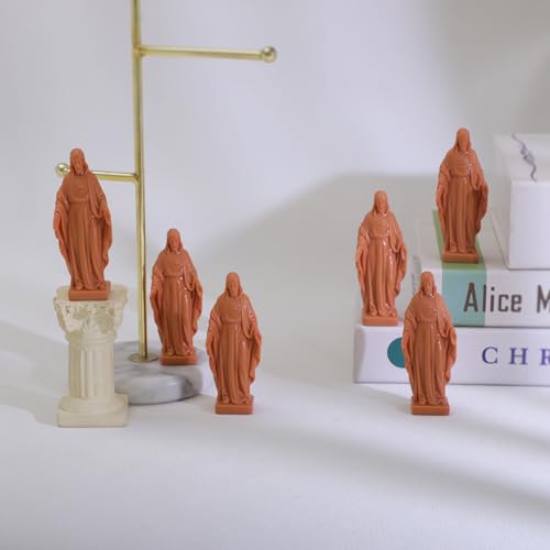 Figuras pequeñas de Jesús KOMI 6 piezas 3 pulgadas miniatura 4