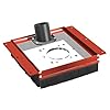 SpeTool Dust Collection Shroud for Slab Flattening Router Sled, 2-1/2" Dust Collection Interface Connect Dust Extractor, Slab Flattening Mill Accessories Compatible with Most Routers