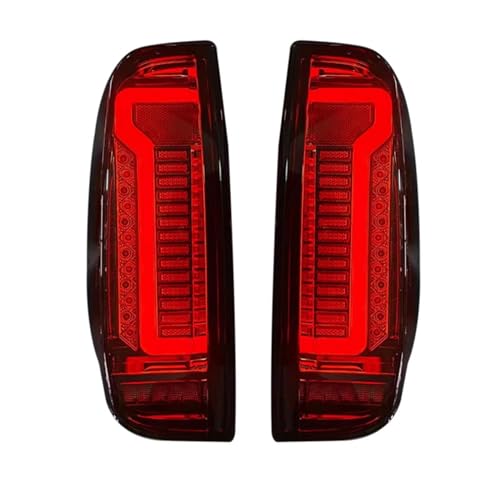 Feu arrière LED pour Nissan Navara D40 2005-2015 feu d'avertissement et freinage noir