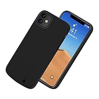 Scheam Cover Batteria iPhone 11 6.1 inch，6000mAh Custodia Ricaricabile Cover Caricabatterie...