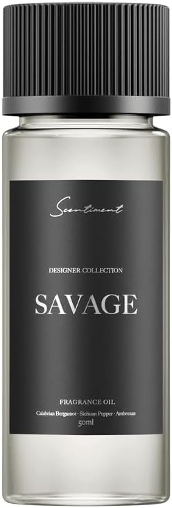 Diffuser Oil - Savage Designer Collection | Aromatherapy Home Fragrance | Luxurious Scent (120ml)