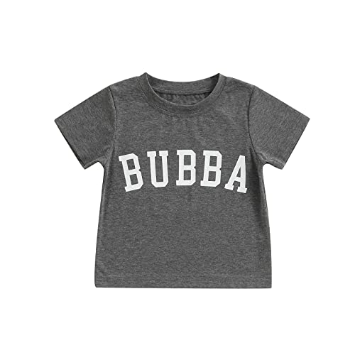 Sdghg LZM-MLEA1B-5B2 Toddler Baby Boy Girl Short Sleeve Letter T-Shirt Tops Solid Color Crewneck Summer Tee Clothes cover