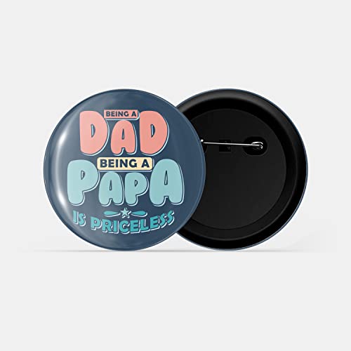 Image of dhcrafts Pin Badge Multicolor Family Glossy Finish Design Pack of 1 (58mm)