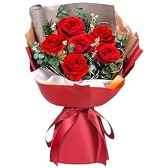 Preserved Roses Bouquet - Red