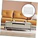 HOMSFOU 6Pcs Transparent Square Slip Furniture Pads Durable Carpet Protectors for Table Chairs Easy Tool Installation Non Slip Prevent Movement and Protect Floors