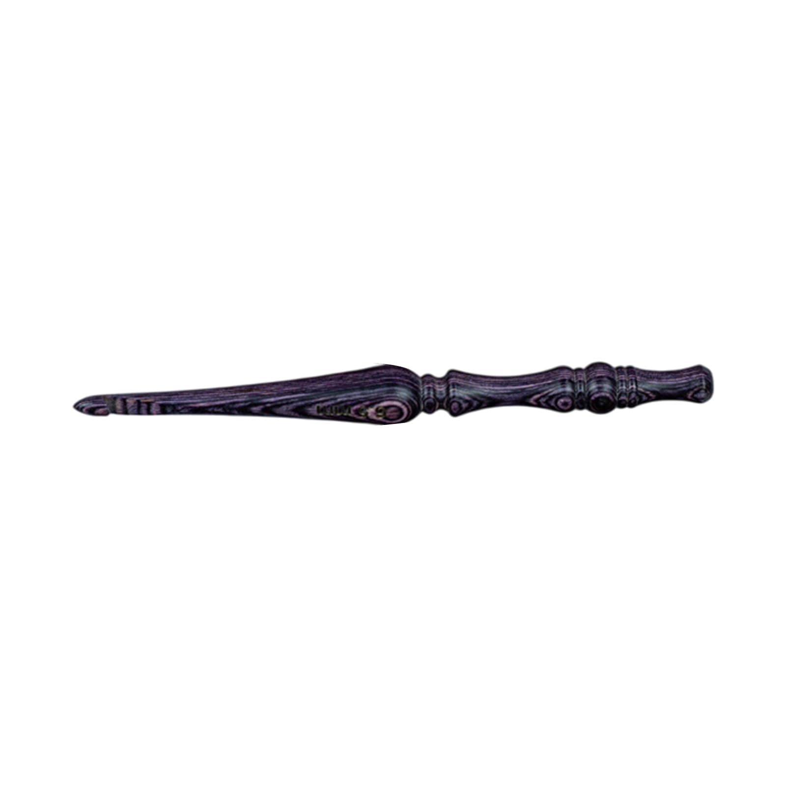 Aqvjd Retro Wooden Crochet Hook Needle Ergonomic Grip Crochet Hook Needle for Adult Beginner Weaving Crocheting Yarn Craft Accuracy Equipment