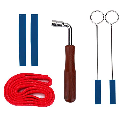 Piano Tuning Hammer Mutes Temperament Strip Tools DIY Fixing Kit Set
