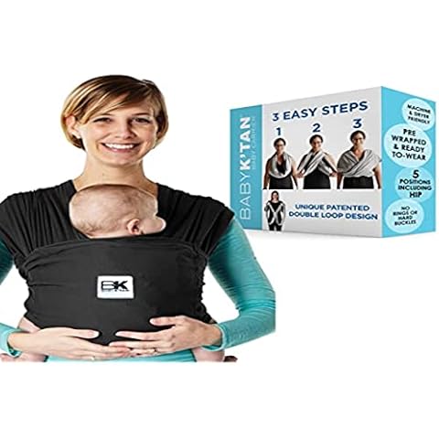 Baby K'tan Cotton Charcoal Breeze Baby Carrier (XS) Cover