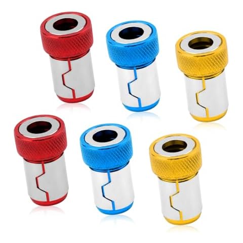 6pcs Stainless Steel Magnetic Screwdriver Rings Cover