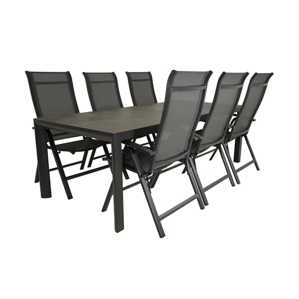 Gartentisch Murcia Negro Keramik