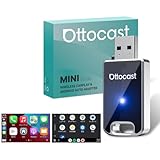 【公式】オットキャスト ミニ OTTOCAST MINI 2025最新 ワイヤレス CarPlay＆AndroidAuto アダプター アンドロイドオート＆カープレイ 無線化接続 自動接続 98%以上の車種適用 Bluetooth/音楽/音声コントロール/GPSナビゲーション/通話/メッセージ受送信対応【技適取得済み品】