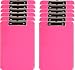 Value Pack of 12 - Low Profile Plastic Clipboards, letter size (Pink)