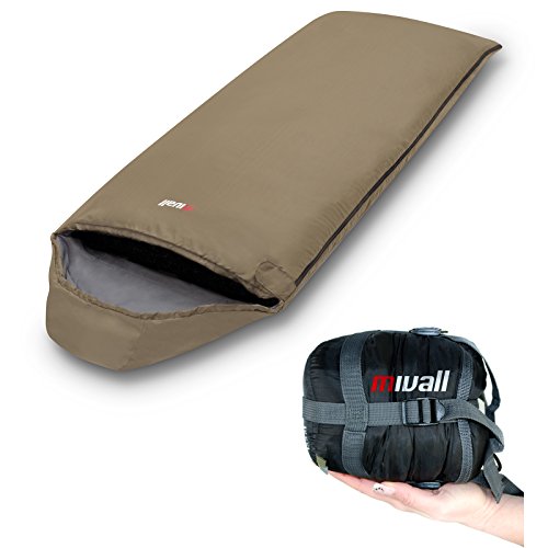 Mivall Patrol - Cubierta para Saco de Dormir, Ultraligera, tamaño de Viaje Compacto, Vale como Saco de Dormir de Verano