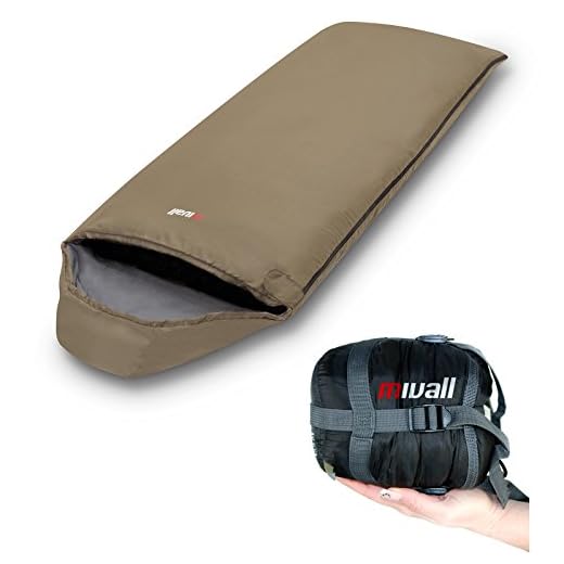 Mivall Patrol Deckenschlafsack, Ultraleicht mit kleinstem Packmaß Reiseschlafsack Sommerschlafsack Leichter Schlafsack