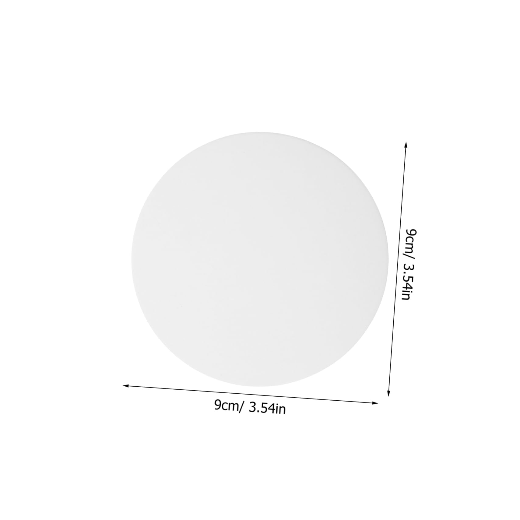 LIFKOME Experiment Filter Paper 100pcs Laboratory Quantitative Filter Paper for Labs