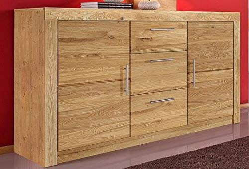 Möbeldesign Team 2000 Anrichte Highboard Kommode Sideboard wildeiche teilmassiv, geölt, 3442-14 Möbeldesign Team 2000 Anrichte Highboard Kommode Sideboard wildeiche teilmassiv, geölt, 3442-14