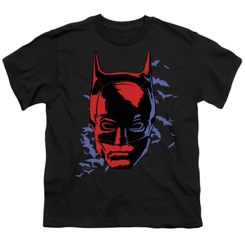 Popfunk The Batman Shadowed Headshot Kids T-Shirt for Youth Toddler Boys and Girls2