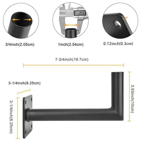 Support de girouette de toit robuste en acier galvanisé pour mât d'antenne - 3