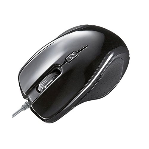 (まとめ) サンワサプライ ブルーテック USB有線 マウス ブラック MA-117HBK 1個 【×3セット】 ds-1570979