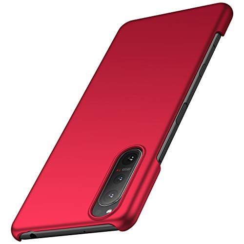 anccer - Funda para Sony Xperia 5 II (serie Matte), diseño elástico y ultrafino, color rojo