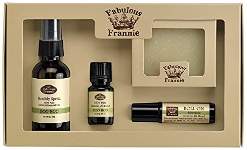 Boo Boo Wellness Kit - All Natural Ingredients and 100% Pure Essential Oils -Boo Boo Blend Contains Tea Tree, Lavender and Chamomile Essential Oils.