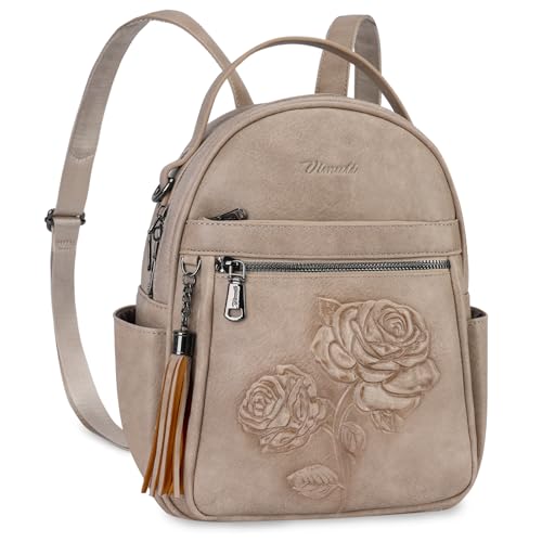 Image of Mini Backpack Purse for Women,Vegan Leather Small Backpack for Daily | Embossed Lightweight Water-Resistance Travel Mini Fashion Daypack Bag,Ladies Casual Backpack Purse Gift Choice for Women