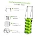 Yardwe Portable Tennis Ball Collector Basket Press Down Mechanism for Pickup Efficient Organization Dual Purpose Storage for Tennis Pickleball Handle