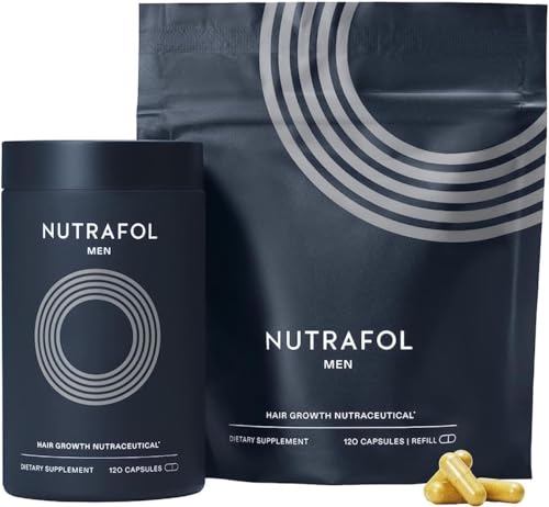 Nutrafol Men's Hair Growth Supplements, Clinically Tested for Vis...