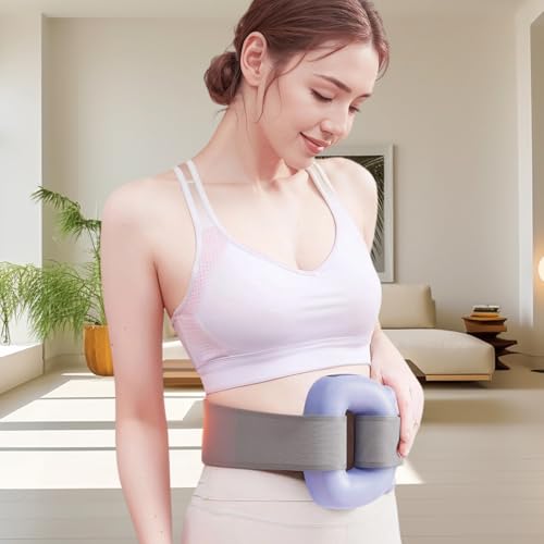 Ahuuen Fascia Massager | 2 Modes 8 Levels Rechargeable Muscle Relaxation Device - Equipment Portable Machine with Belt for Neck Gym Legs Belly Waist Relaxation Arms Muscle Knot Recovery - Image 3