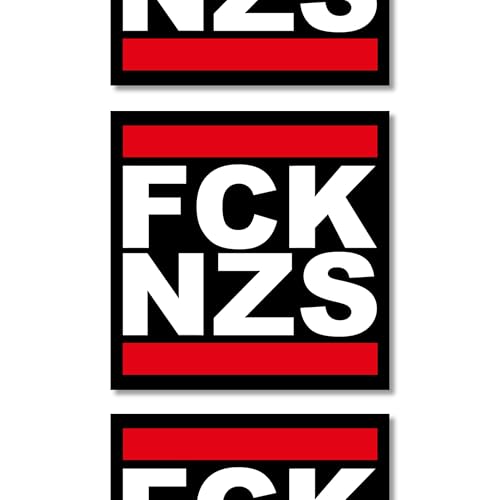 Juego de 50 pegatinas con protección UV de 9 cm x 9 cm, para interiores y exteriores, políticas, izquierda