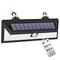 DZGKGM Magnetic Solar RV Light with Motion Sensor, 118 LED Ultra Bright Exterior RV Light, 2400mAh Battery, Easy Install with 2 Strong Magnets, Waterproof Camper & Truck Outdoor Porch Lighting