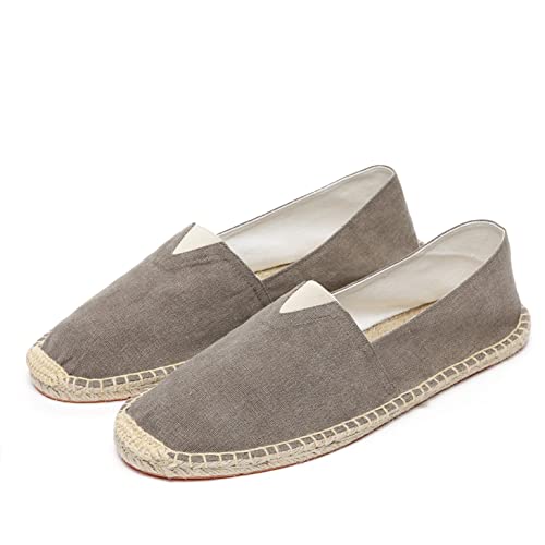 Image of Altxic Men's Closed Toe Comfortable Canvas Slip on Flat Espadrilles