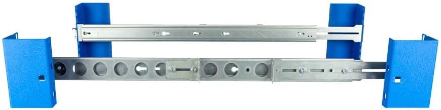 RackSolutions 1U Cobra 155-A Dry Slide Rail for Dell PowerEdge R210/R240, Fits 2 Post and 4 Post Racks, Compatible with Shallow Depth Racks, Supports Square, Round, Threaded Holes