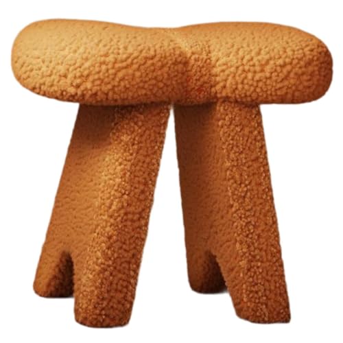 Taburete de terciopelo con lazo y asiento acolchado para decoración de salones 2
