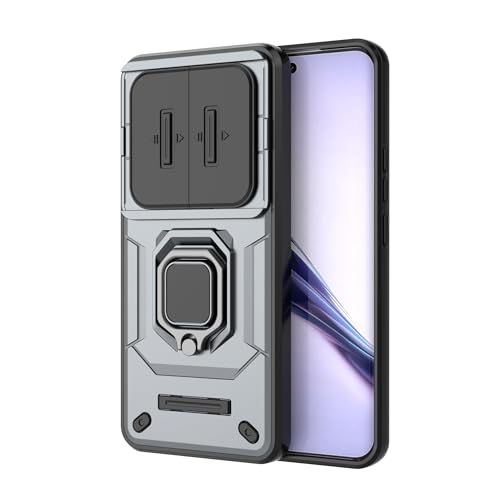 Coque Oppo Realme 13 Pro 5G antichoc avec béquille rotative et cache objectif