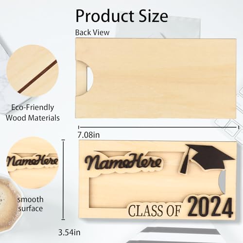 Personalized Custom Name Money Holder Class of 2024 Graduation Gift4