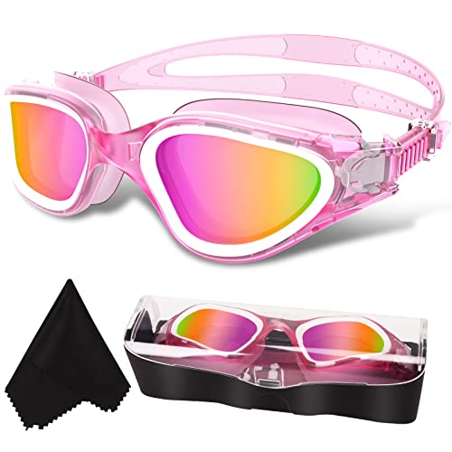 WIN.MAX Polarized Swimming Goggles Swim Pool Goggles Anti Fog Anti UV No Leakage Clear Vision for Men Women Adults Teenagers