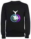 Cómodo Vendax Echoes Unisexo Sudadera Negro