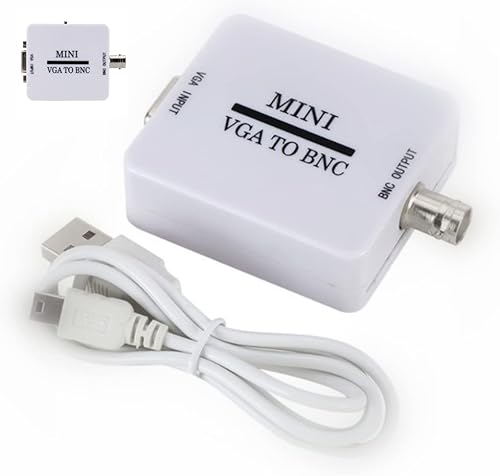 Convertidor Mini VGA a BNC, 1920 x 1080@60Hz, adecuado para equipos de audio y video caseros