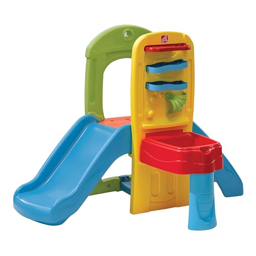 Step2 Play Ball Fun Climber, Kids Outdoor/Indoor Playset, Backyard Playground Set, Slide, Ladder, Ball Drop Maze, Outside Jungle Gym, For Toddlers 1.5+ Years Old by Step2 - Used condition - US$127.77