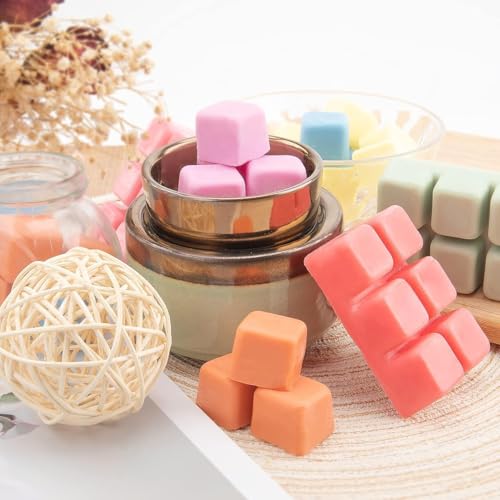 Image of UCC Wax Melts, Fall Soy Wax Cubes Strong Scent Long Lasting Premium Scented Mix Melts Tarts,- 4 Pack