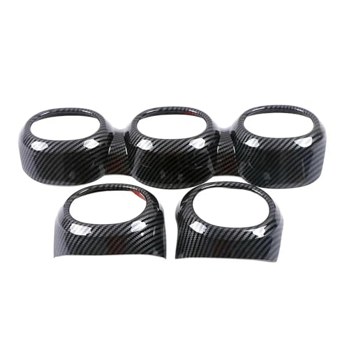 �ԗp�C���e���A�p�l�� �ɓK������C�N���X �ɓK������W206 S206 C200 C220 C300 2022 2023 �ԃ_�b�V���{�[�h AC �G�A�A�E�g���b�g�x���g�����O�t���[���J�o�[(Carbon Fiber Color)