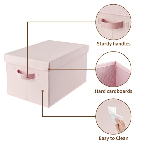 Image of GRANNY SAYS Storage Bins with Lids, Decorative Storage Boxes with Lids